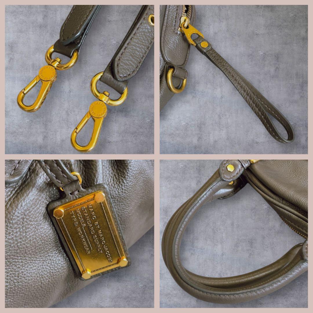 【MARC by MARC JACOBS】2wayハンドバッグ　グレーシボ革