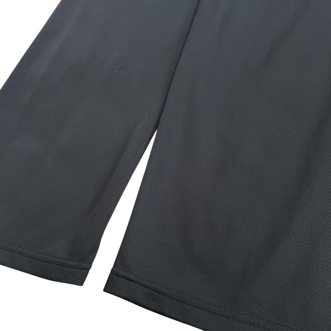 NIKE　DRI-FIT ジャージ上下　セットアップ　黒×赤　L
