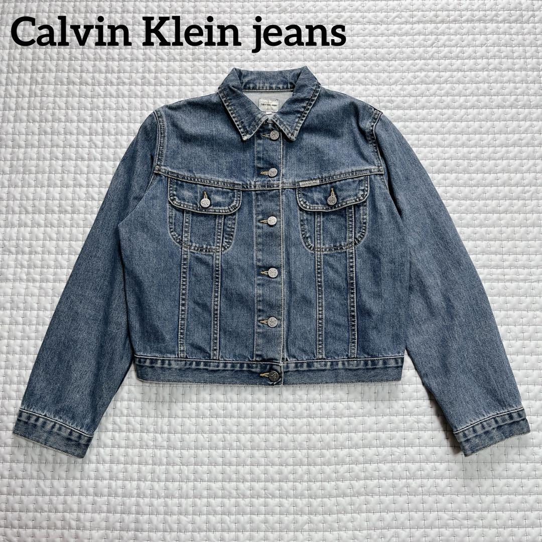 カルバンクライン ジーンズ デニム ジャケット ブルー 90s 00s M CK