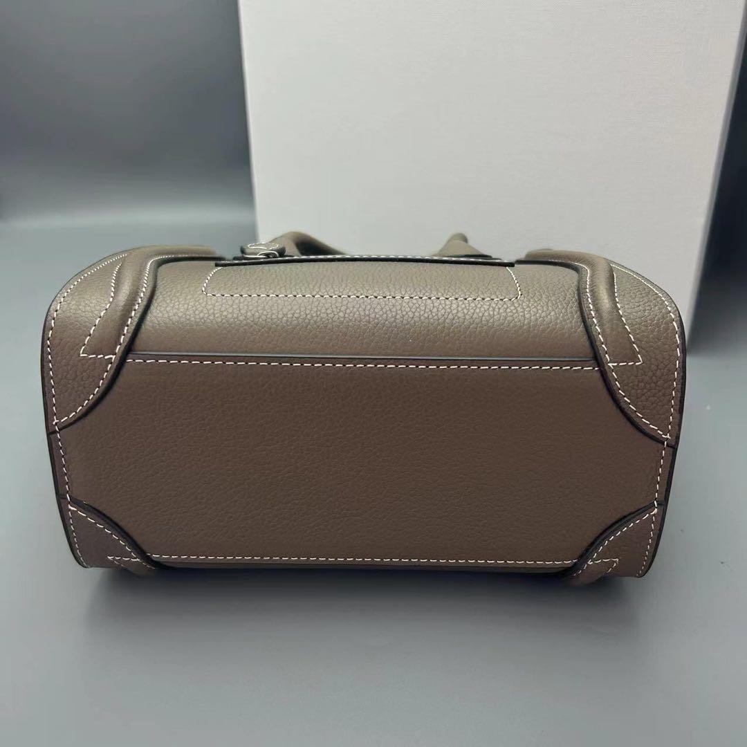 セリーヌ CELINE ラゲージナノ ブラック ショルダーバッグ 美品 画像5