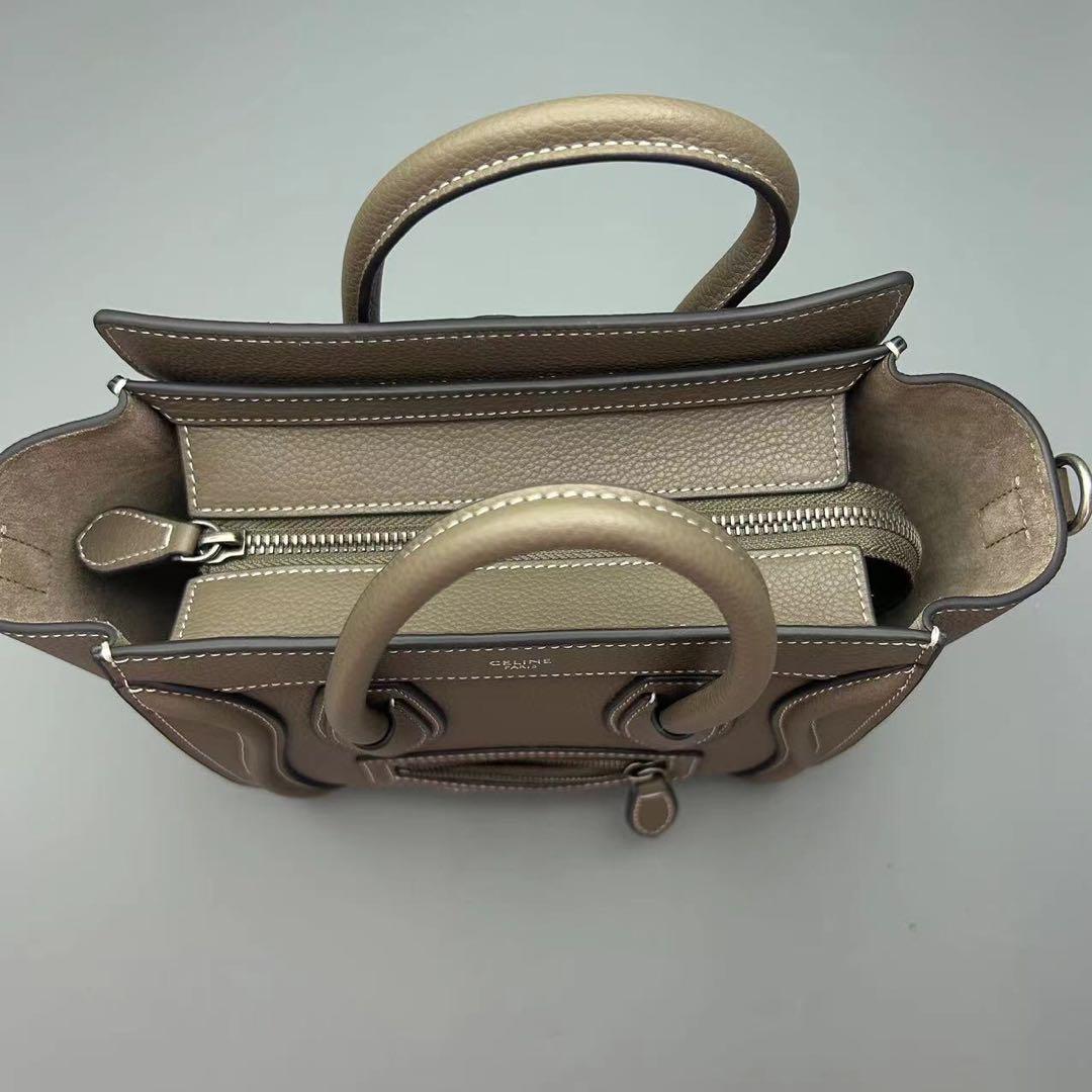 セリーヌ CELINE ラゲージナノ ブラック ショルダーバッグ 美品 画像6