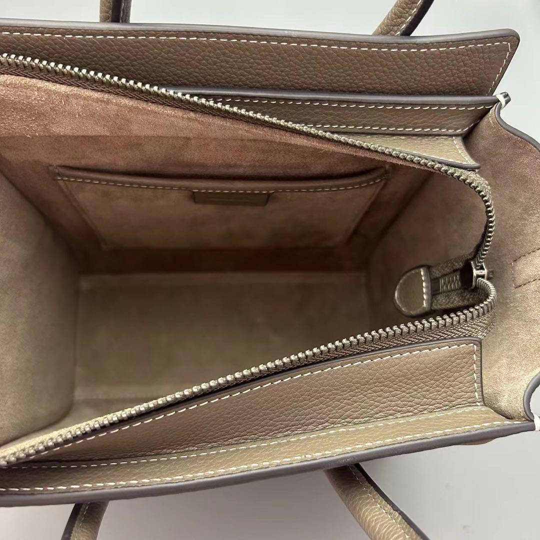 セリーヌ CELINE ラゲージナノ ブラック ショルダーバッグ 美品 画像7
