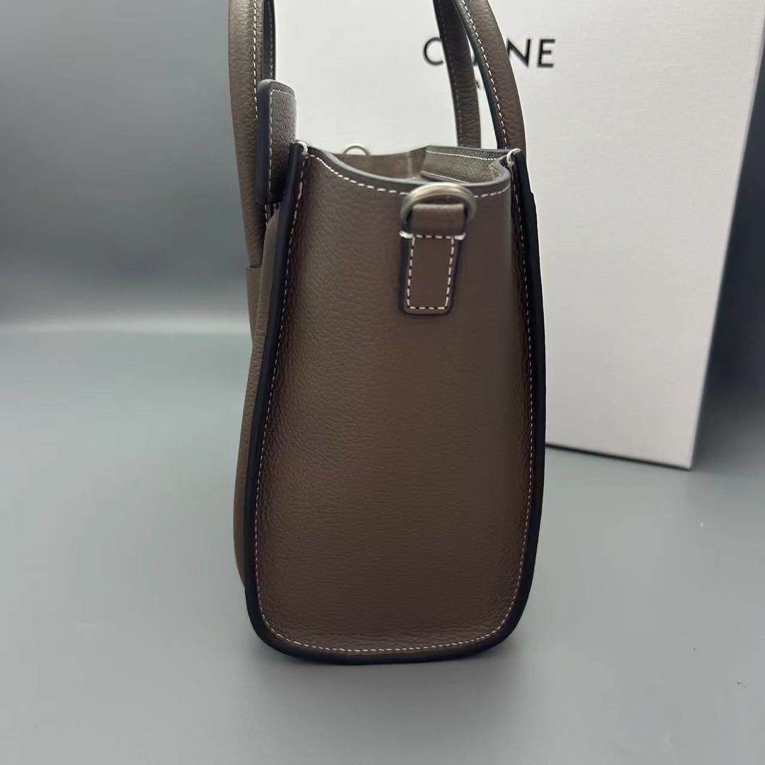 セリーヌ CELINE ラゲージナノ ブラック ショルダーバッグ 美品 画像9