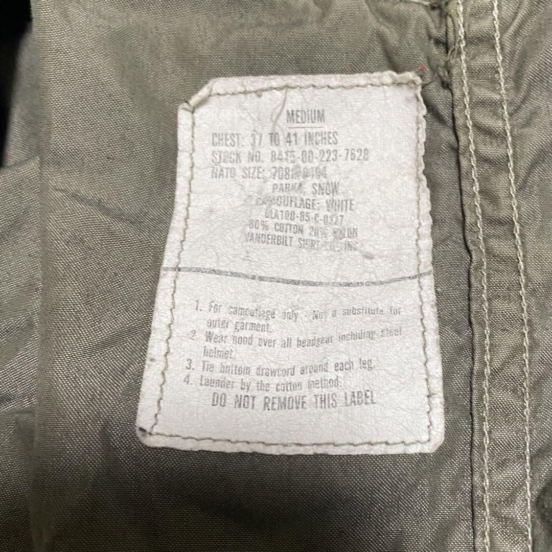 US Army 後染めモッズコート　80s
