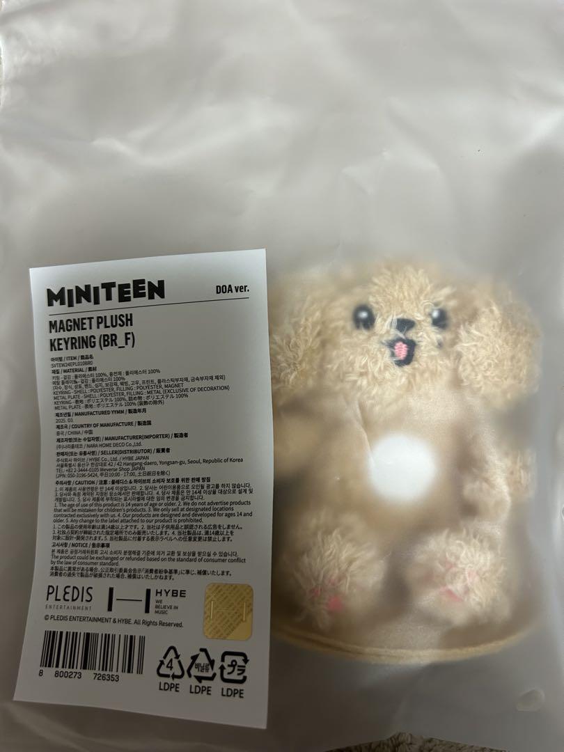 セブチminiteen MAGNET PLUSH KEYRING DOA