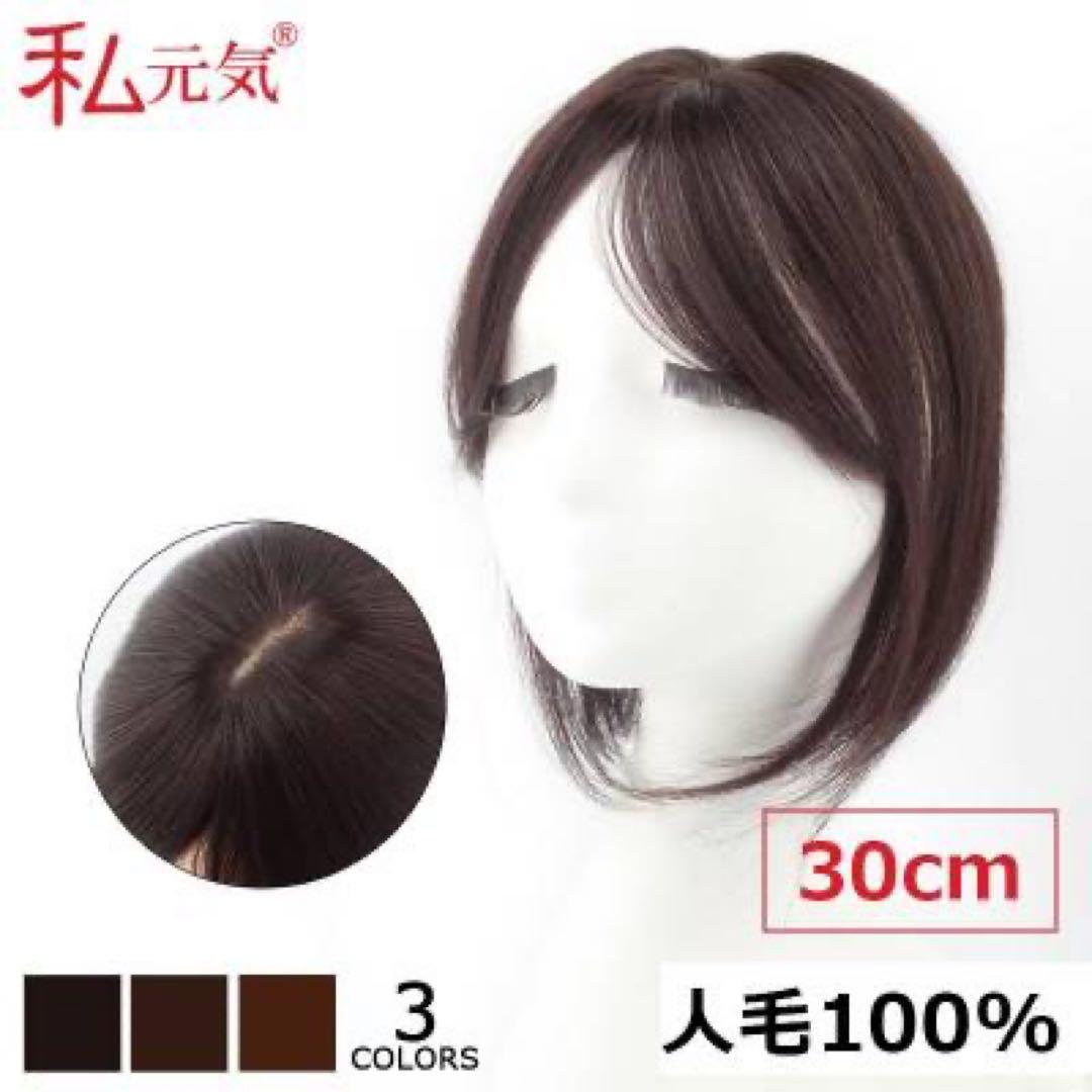 私元気 ヘアピース BAX911-30 自然黒