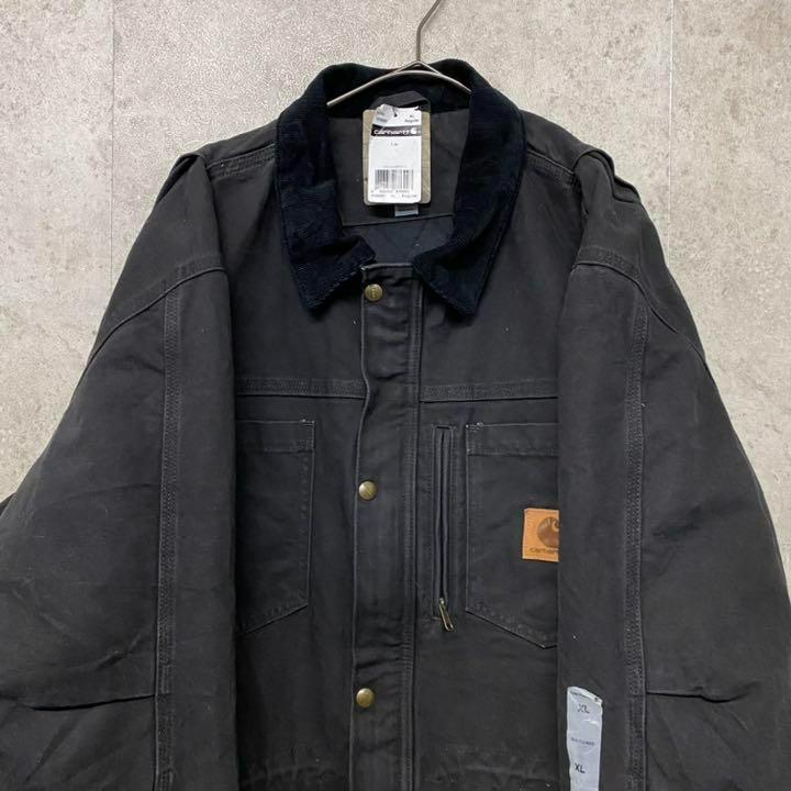 【希少デッドストック2XL☆メキシコ製】カーハート ダックジャケット ブラック