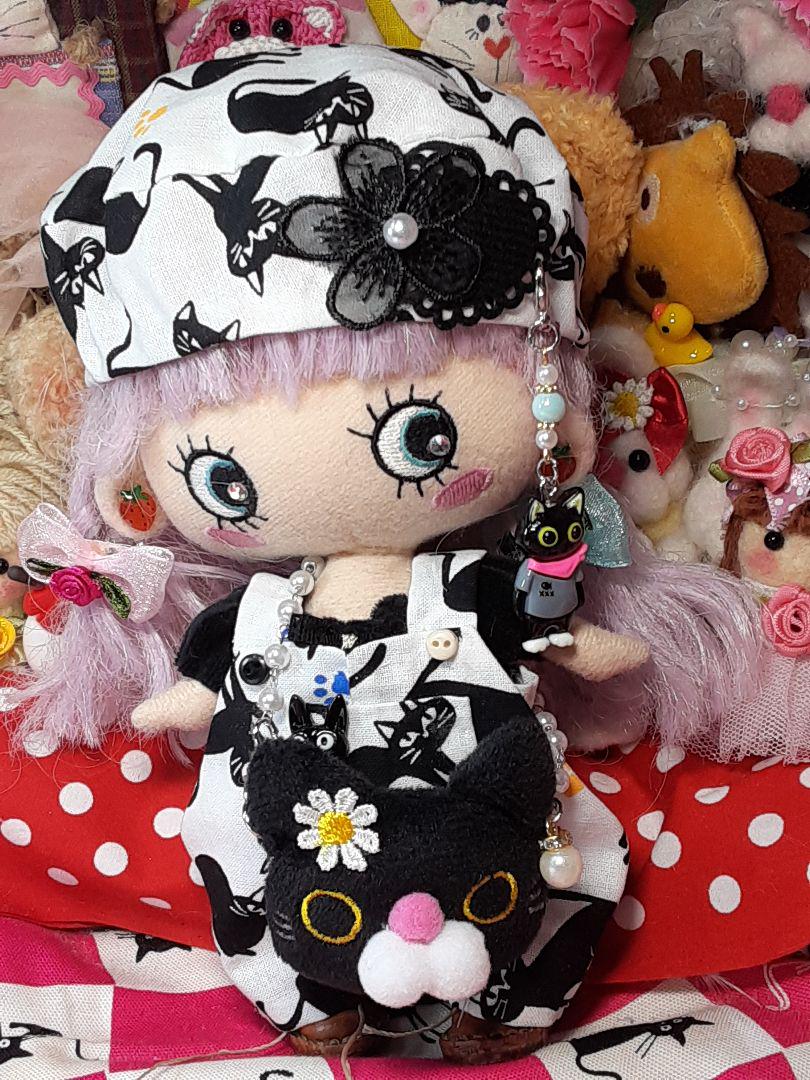 かわいい様専用イルメールハンドメイドハッピードールイーマリー黒猫コーデ
