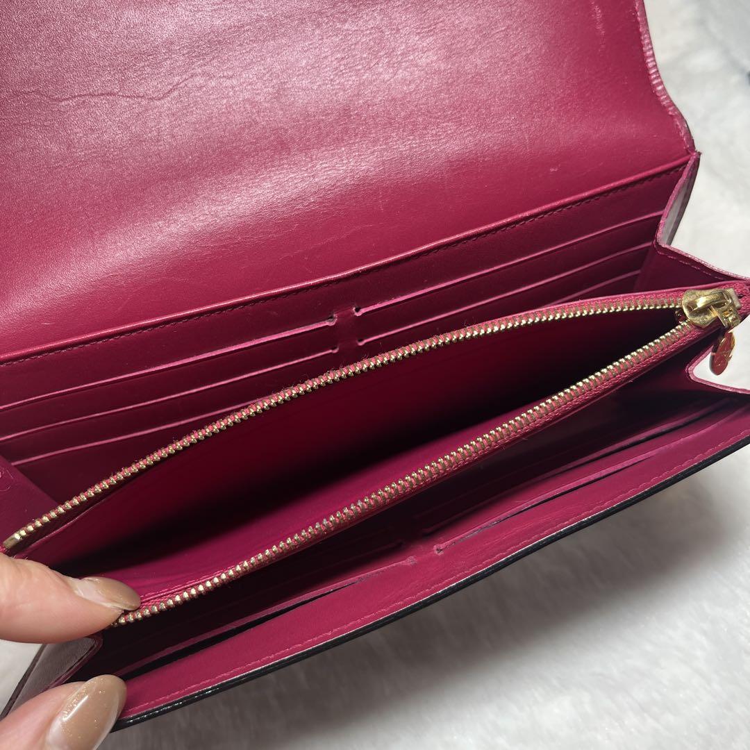 LOUISVUITTON カプシーヌ　ポルトフォイユ　長財布　ブラック　ピンク