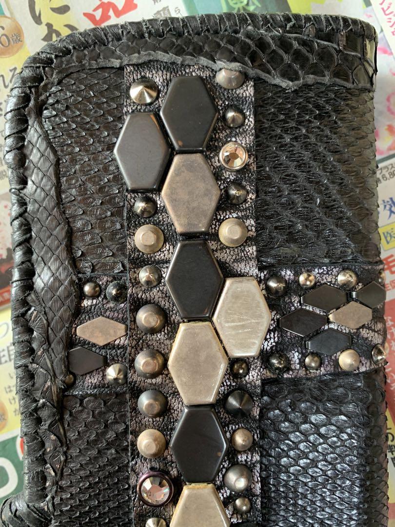 Gold Leatherゴールドレザー長財布美品