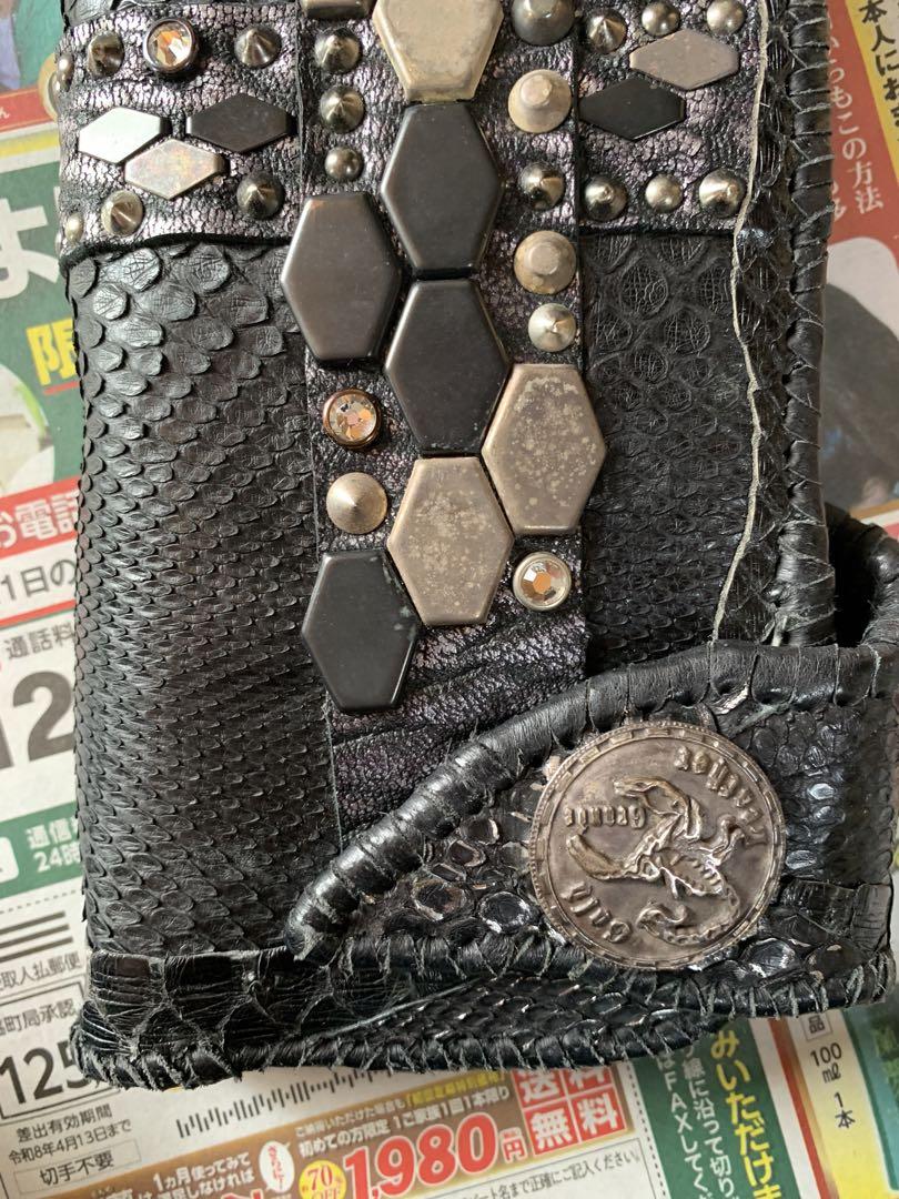 Gold Leatherゴールドレザー長財布美品