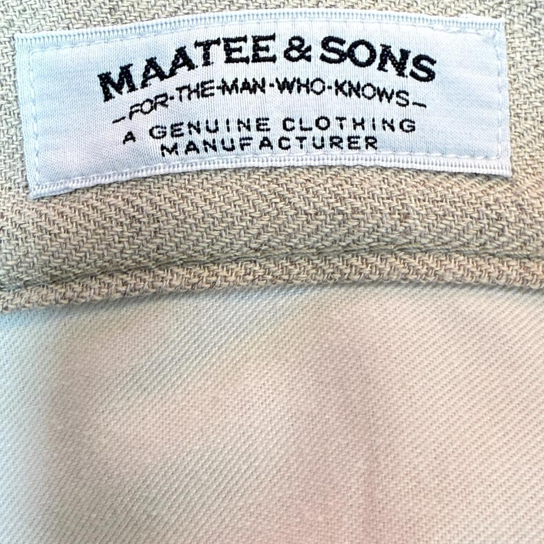 【美品】サイズL MAATEE＆SONS PAINTER PANTS