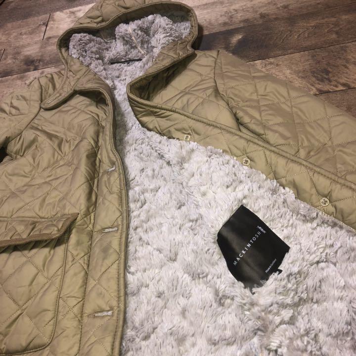 MACKINTOSH マッキントッシュ キルティング ボア コート