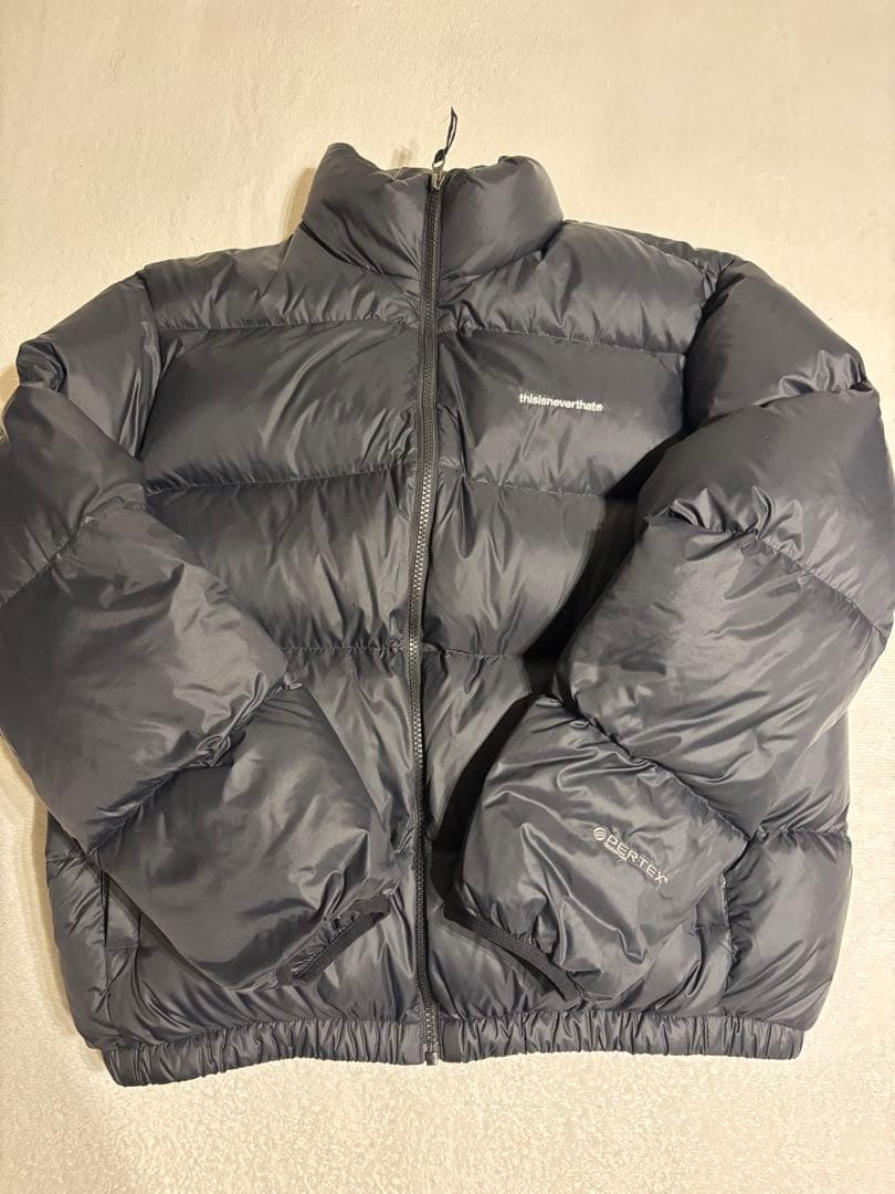 thisisneverthat ブラック ダウンジャケット M
