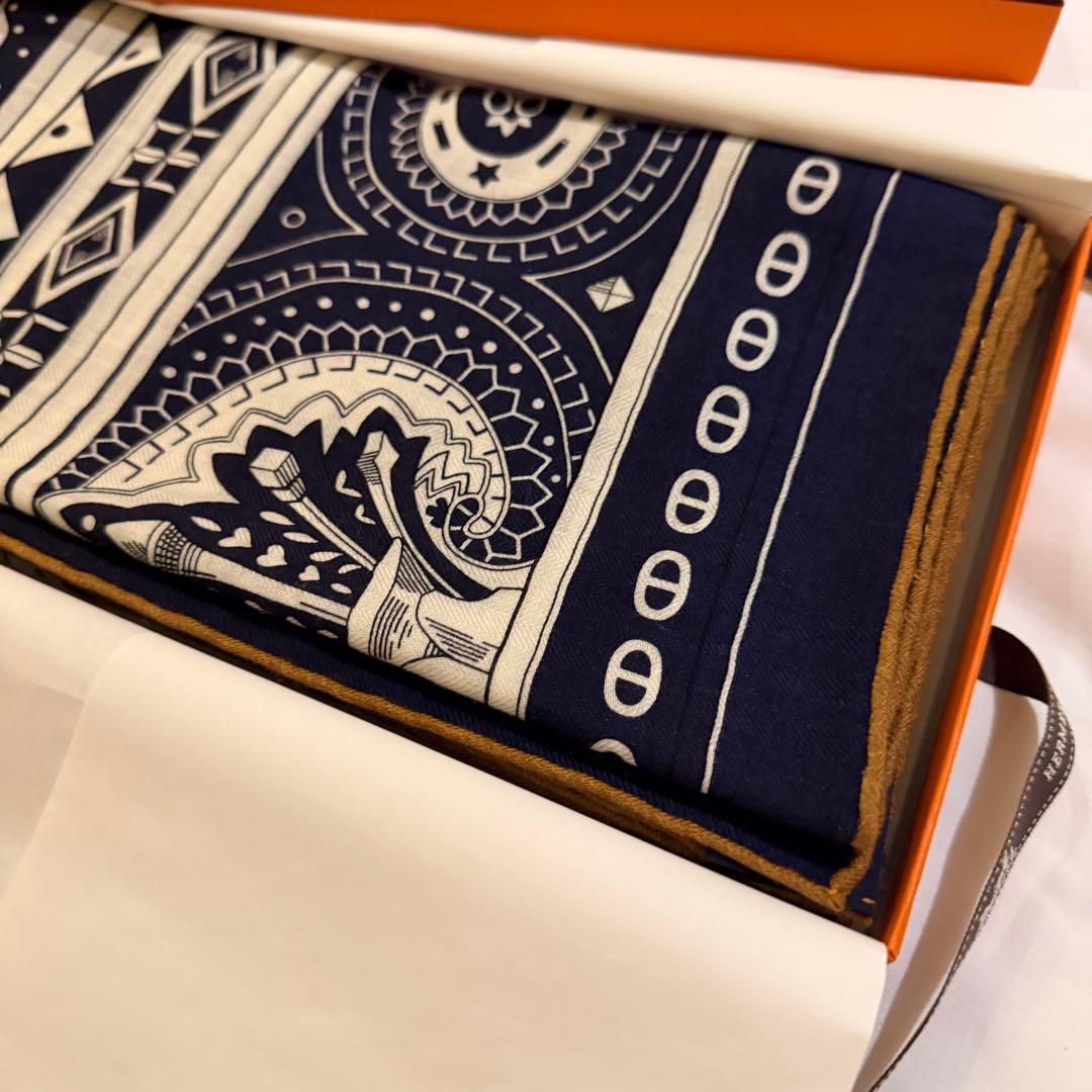 新品未使用 エルメス 25AW カシシル カレ140 シュヴァル・ドゥ・クール