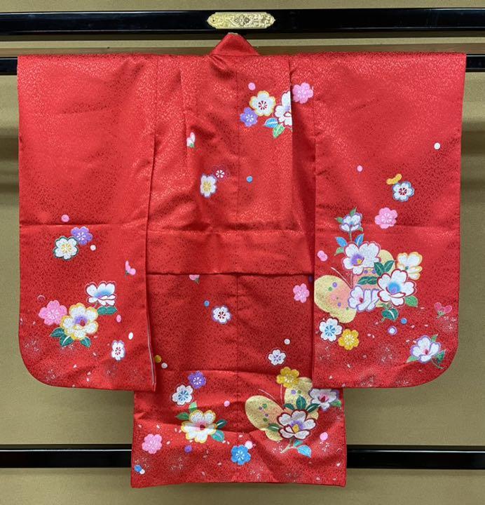 七五三 中古美品 帯新品 0IbBU-m51174293268 三歳 女の子着物セット 好評在庫あ