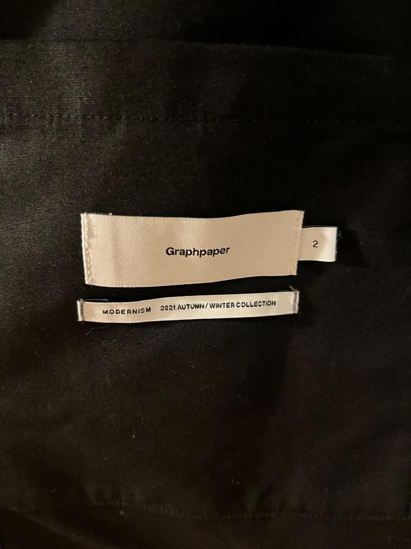 Graphpaper Double Plain Weave Jacket L 黒