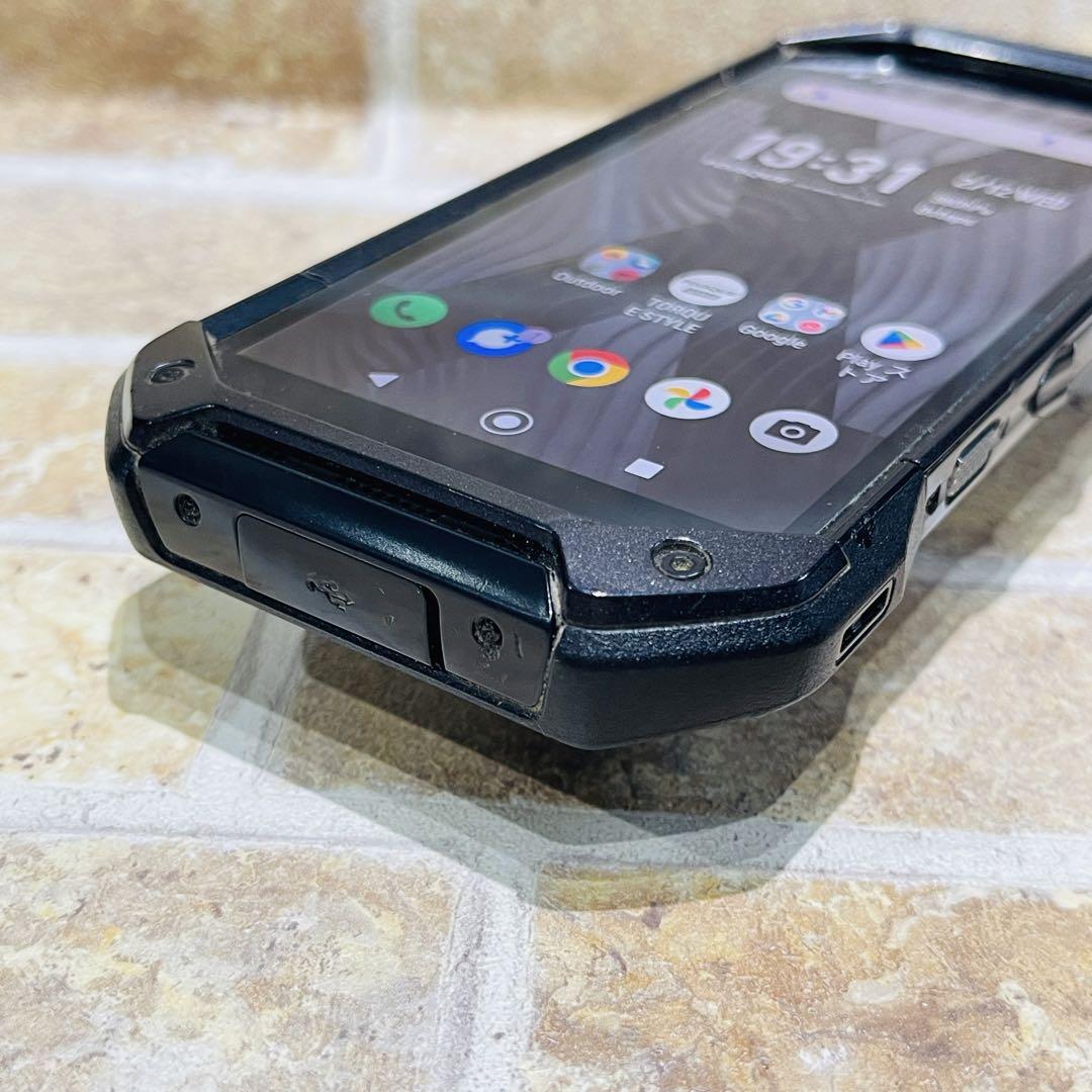 SIMフリー TORQUE 5G 128GB ブラック 高耐久スマホ 動作良好