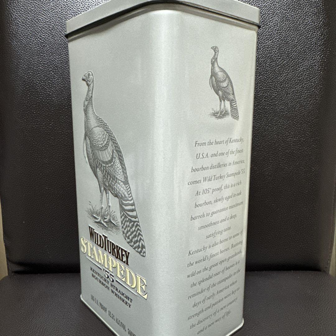 Wild Turkey Stampede 55 空瓶 旧ボトル 専用ケース付