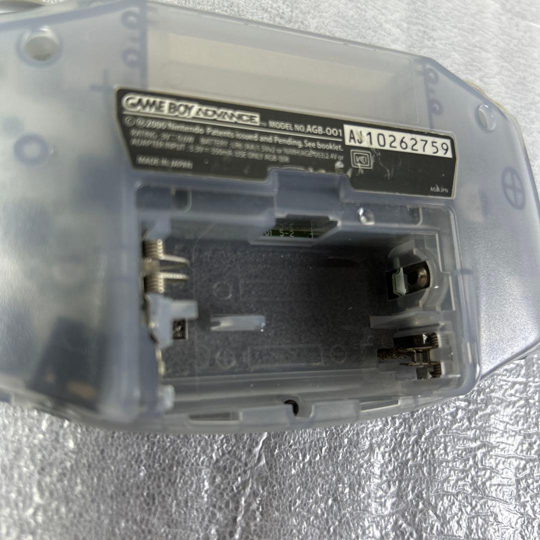 【動作品】ゲームボーイアドバンス　本体ミルキーブルー（AGB-001）動作確認済