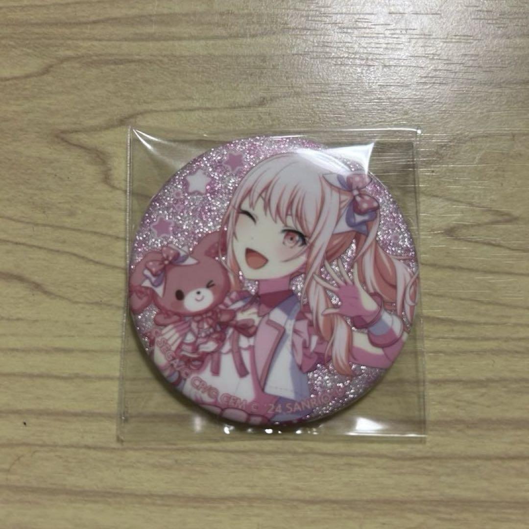 プロセカ　暁山瑞希　サンリオキャラクターズ　グリッター缶バッジB プロセカ 暁山瑞希 サンリオキャラクターズ グリッター缶バッジB