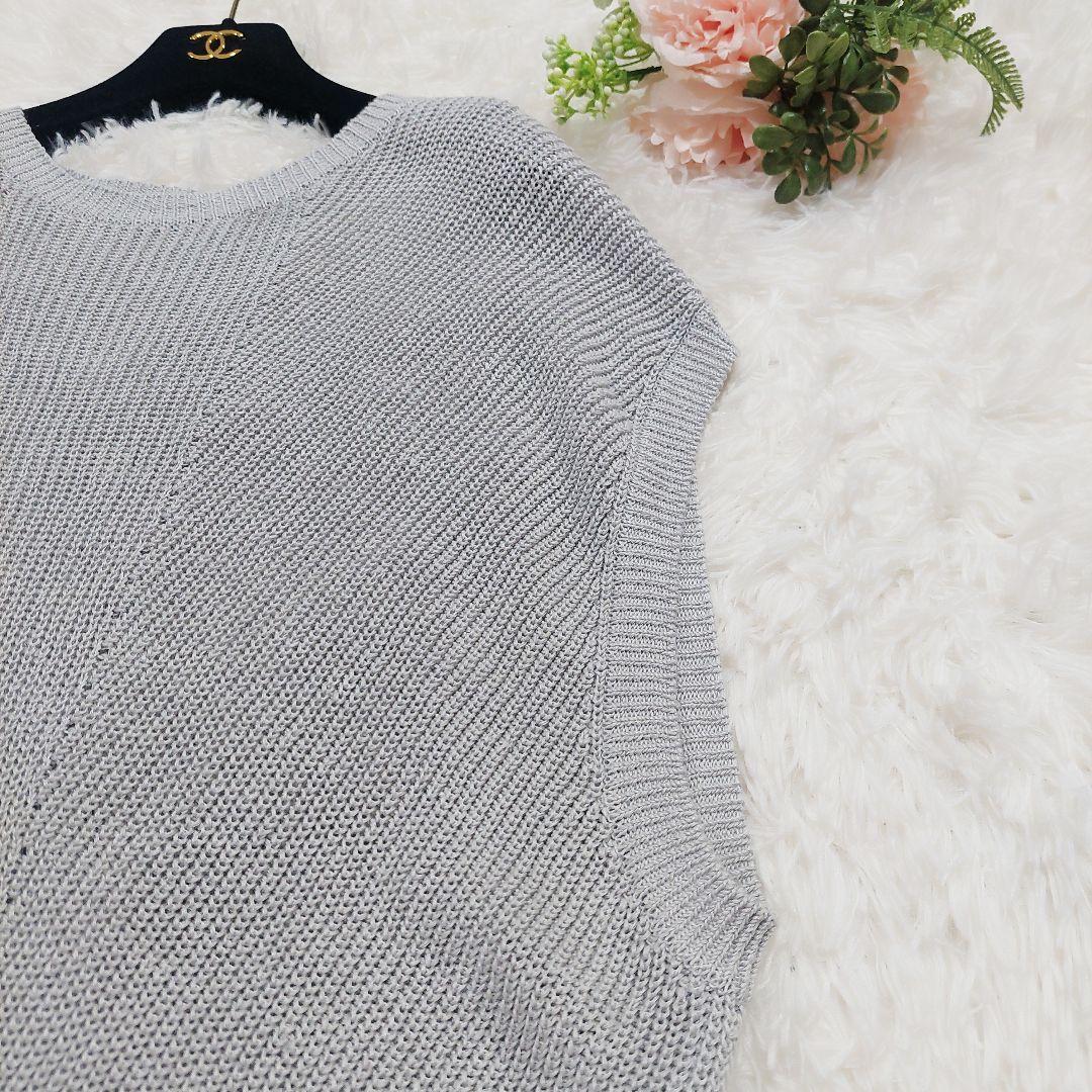theory luxe リネン100% プルオーバー ニット ベスト ジレ theory luxe リネン100% プルオーバー ニット ベスト ジレ