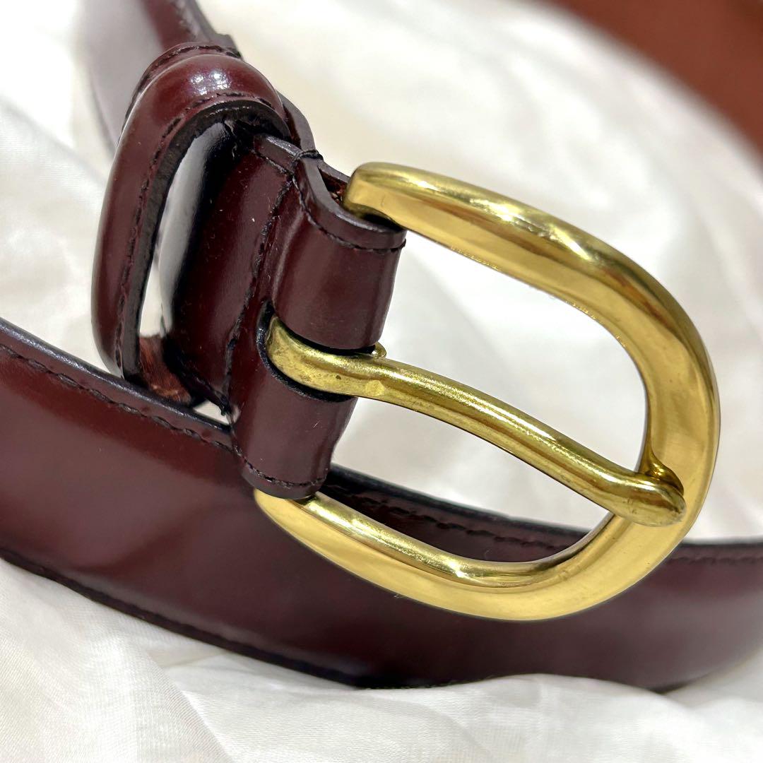美品❗️　OLD COACH　オールドコーチ　ビンテージ　真鍮製バックル　ベルト 美品✨OLD COACH オールドコーチ ビンテージ 真鍮製バックル