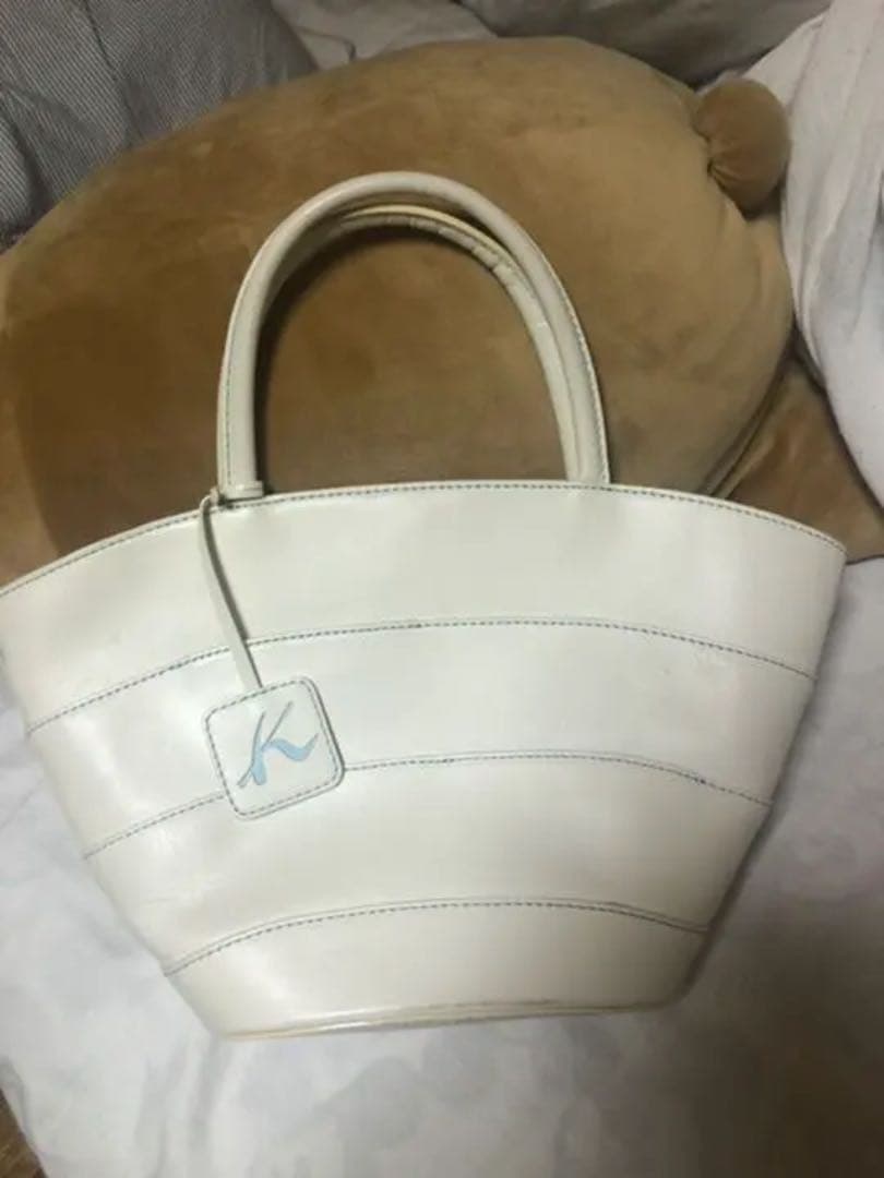 メルカリ キタムラ ハンドバッグ ホワイト 本革 キタムラ 3 000 中古や未使用のフリマ