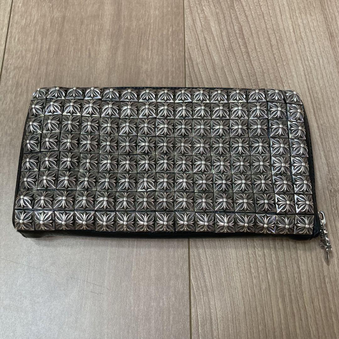 CHROME HEARTS クロムハーツ ラウンドファスナー 長財布 - 長