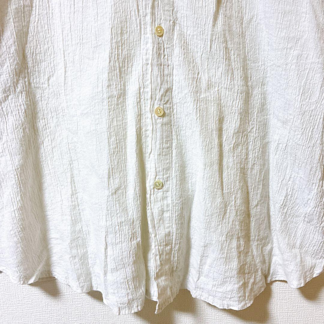 プランテーション＊Plantation＊リネンブレンド ラックスcrepeシャツ mdprevattcaulkingandwaterproofing.com