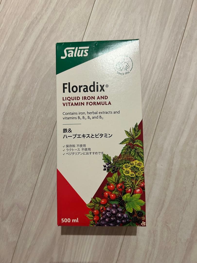フローラディクス　鉄分　salus
