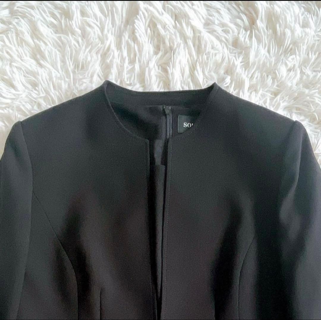 SIOR PERLE 東京ソワール ブラックフォーマル ワンピース 黒 １３XL LL 東京ソワール GULLKHAN_COM