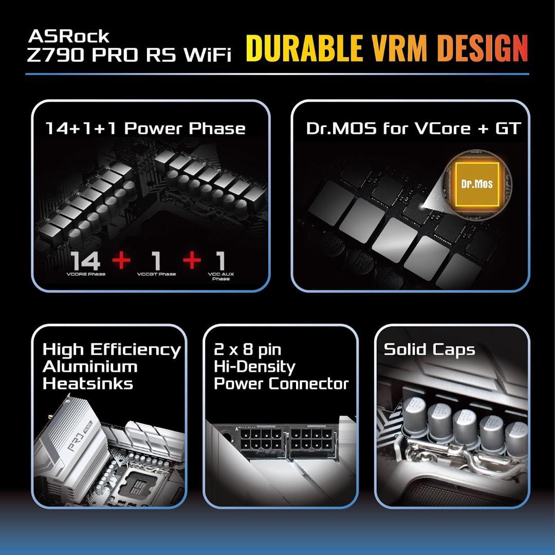 ASRock マザーボード Z790 Pro RS WiFi
