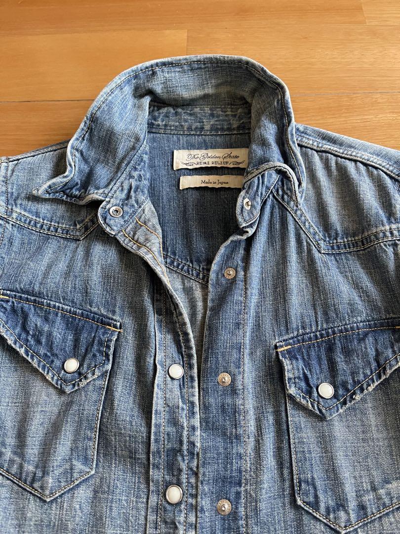 レミレリーフデニムシャツ 美品！