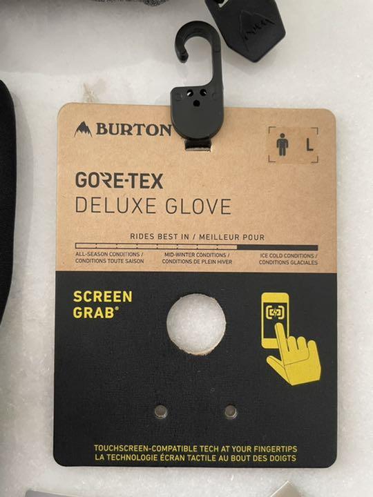 日本製即納 Burton グローブ グレー L niG78-m51191013582 バートン DELUXE GLOVE 人気高品質