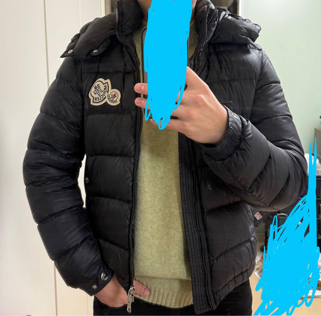 【値下げ相談可】MONCLER ブラック ダウンジャケット