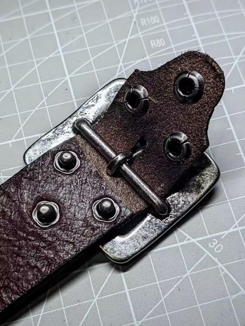 新品 RRL Floral Embossed Garrison Belt