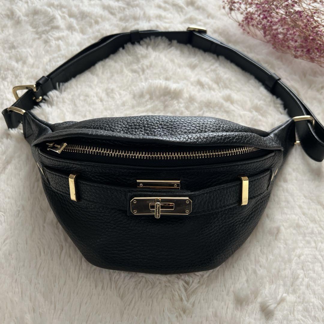 SITA PARANTICA シボ革 ボディバッグ ウエストバッグ 【50%OFF】 49.0