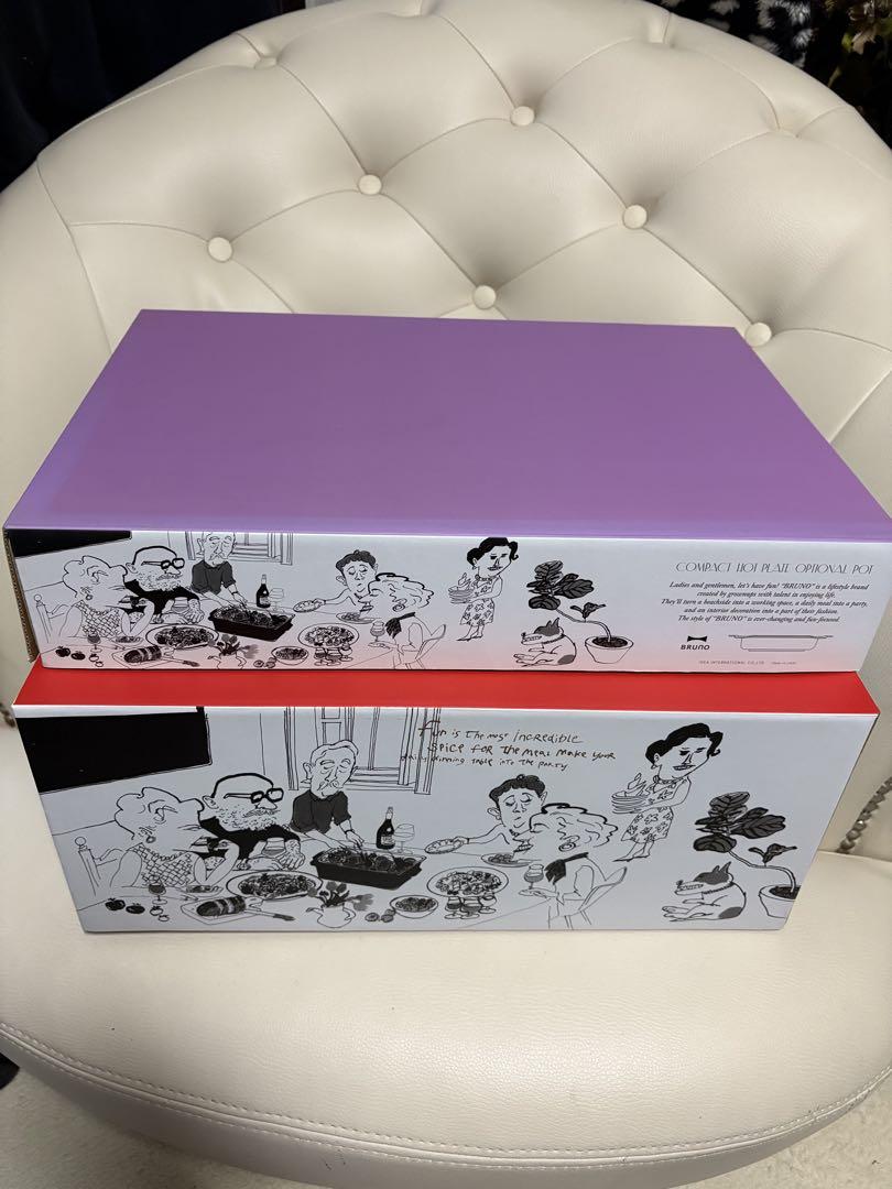 BRUNO コンパクトホットプレート 赤　新品未使用