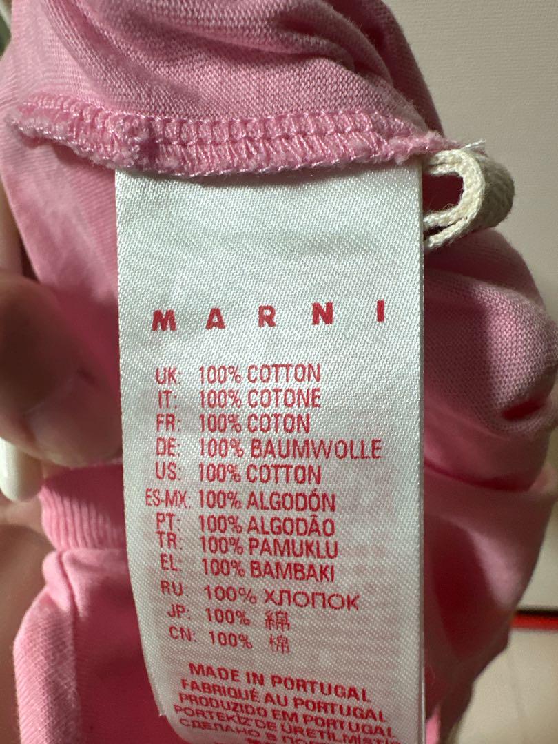 値下げ不可 MARNI ロゴTシャツ ピンク 14Y マルニ レディース