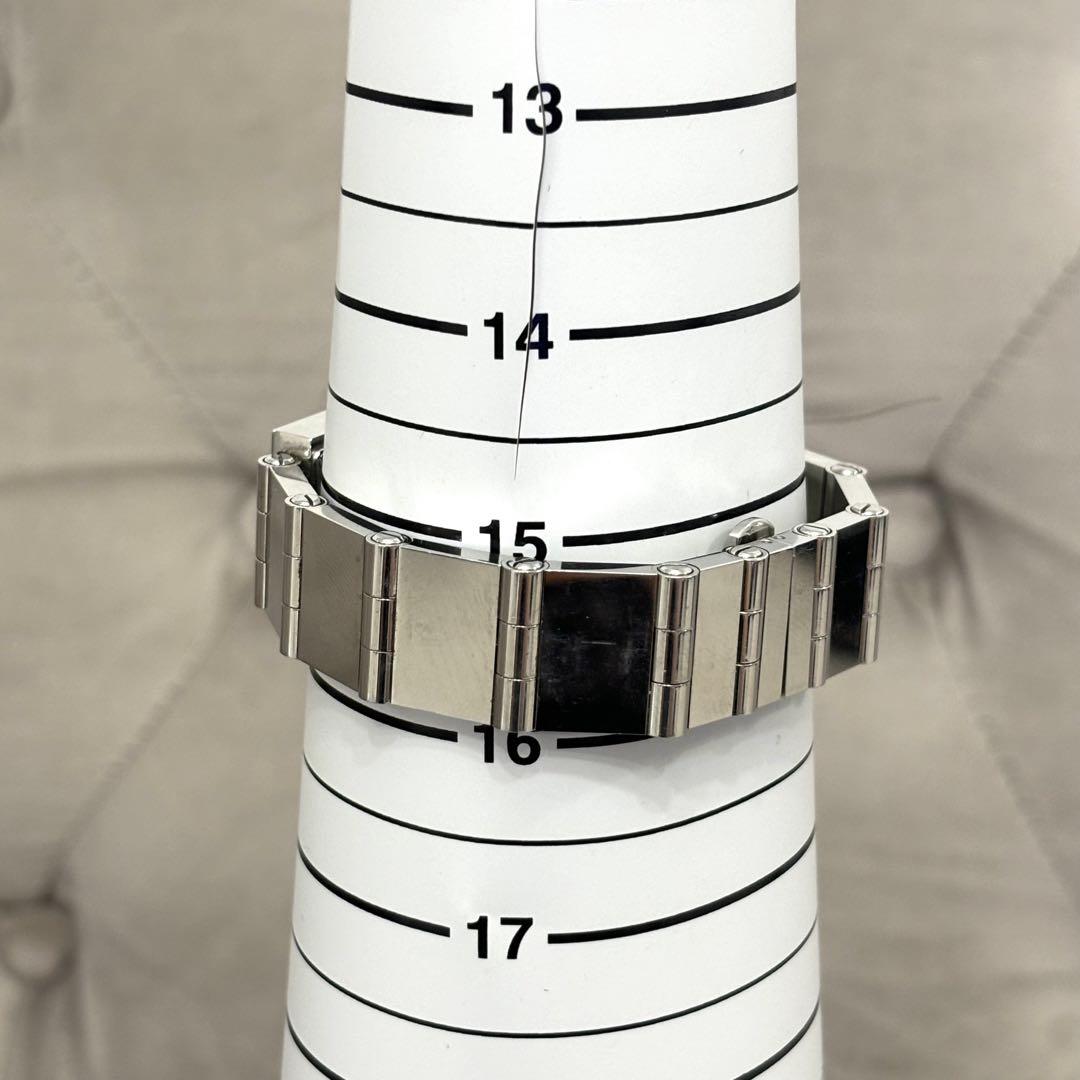 【GUCCI】 グッチ 腕時計 600L 黒文字盤 QZ スクエア レディース