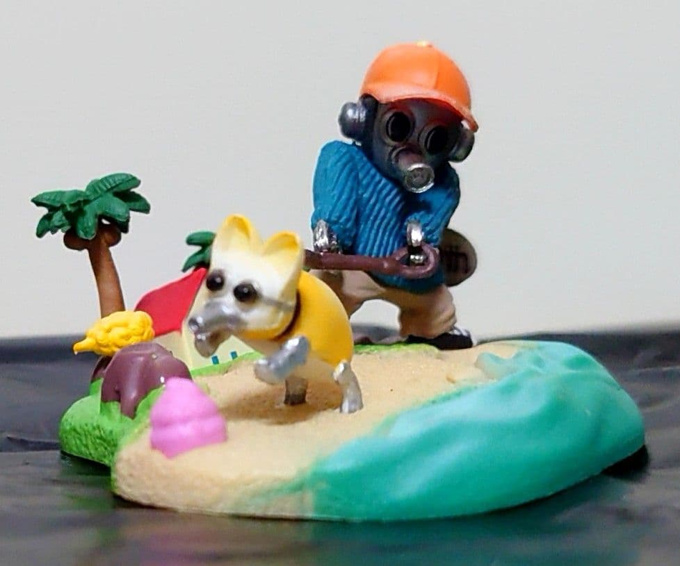 トリヤマロボ フィギュアやや傷や汚れあり