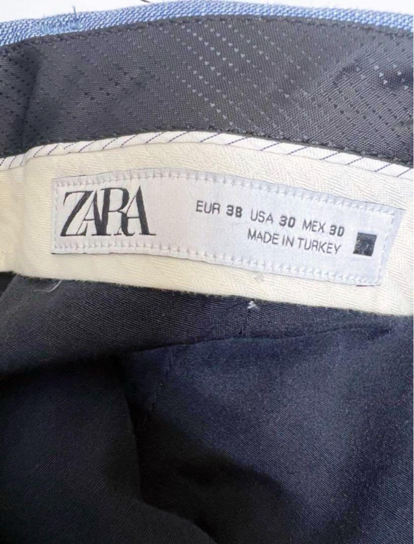ZARA セットアップ 水色 スーツ