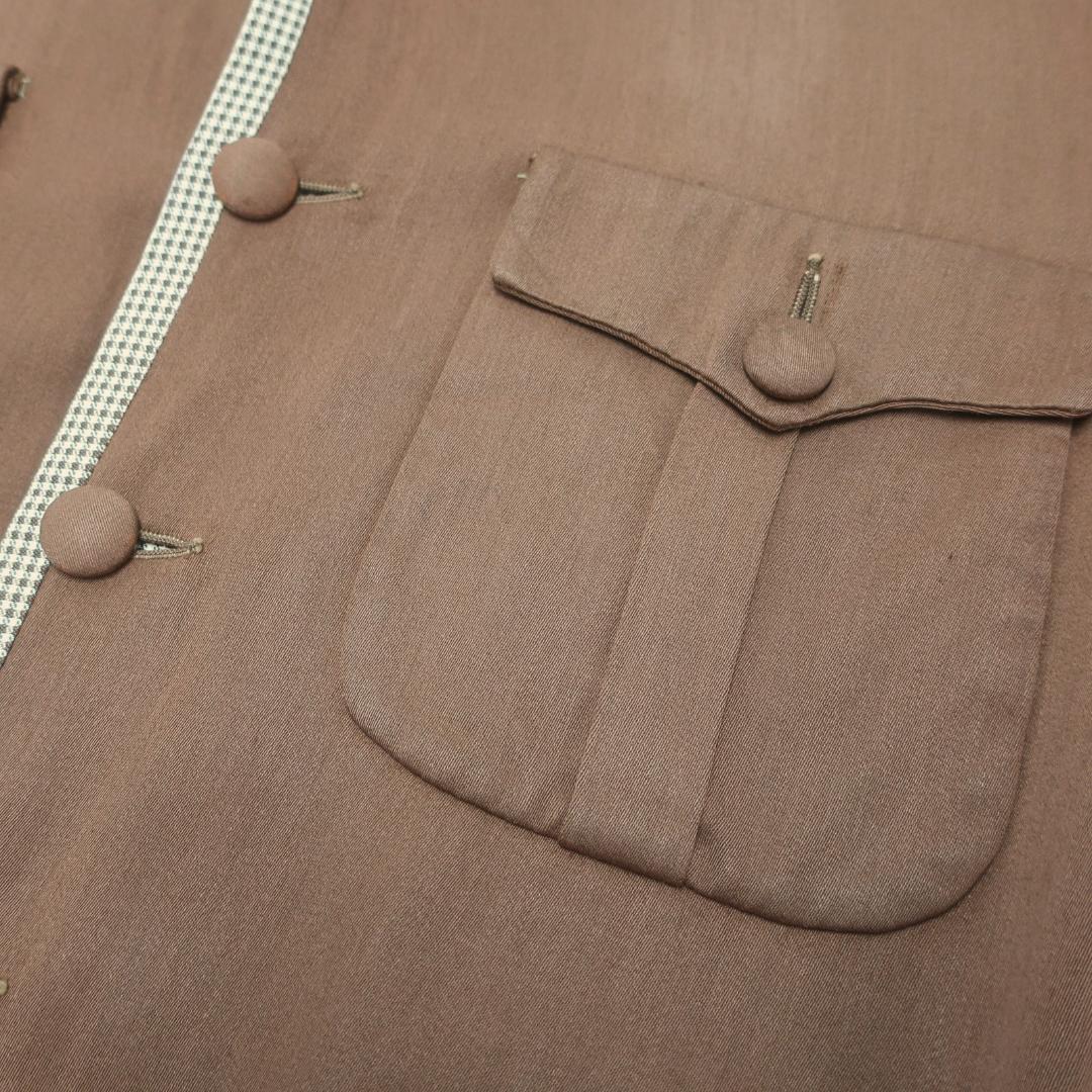 50s VINTAGE WELGRUME レーヨン ギャバジン シャツジャケット 50s VINTAGE WELGRUME レーヨン ギャバジン シャツジャケット