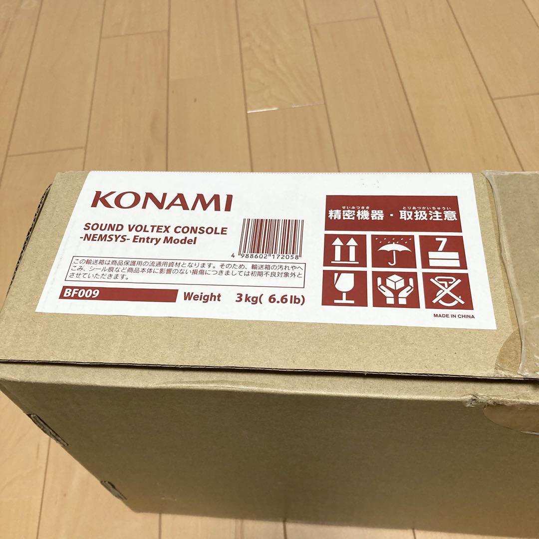 美品 KONAMI BF009 サウンドボルテックスコンソール -NEMSYS