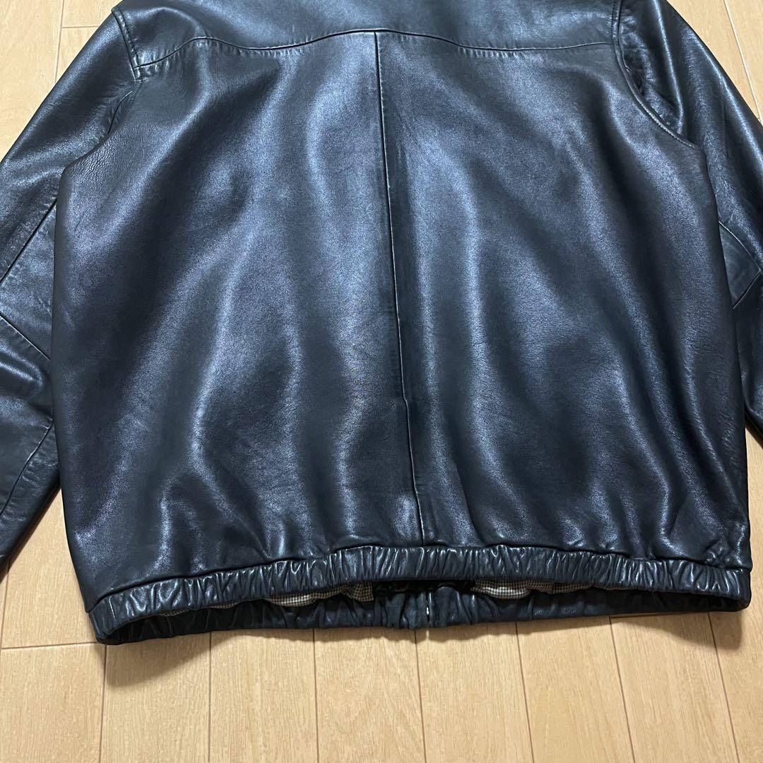 【破格】90s〜ポロラルフローレン レザージャケット スウィングトップ