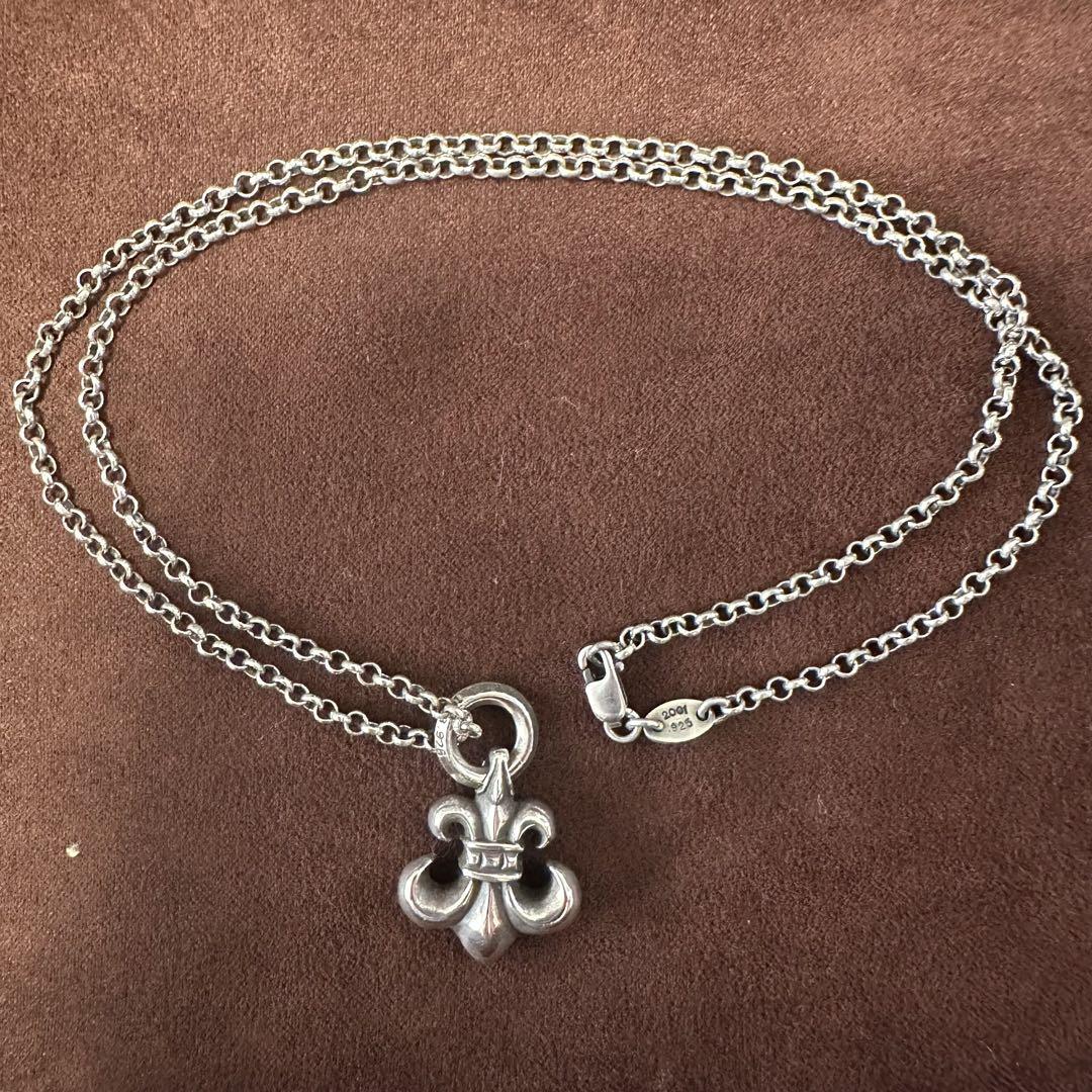 CHROME HEARTS クロムハーツ リリー ネックレス チェーン45cm