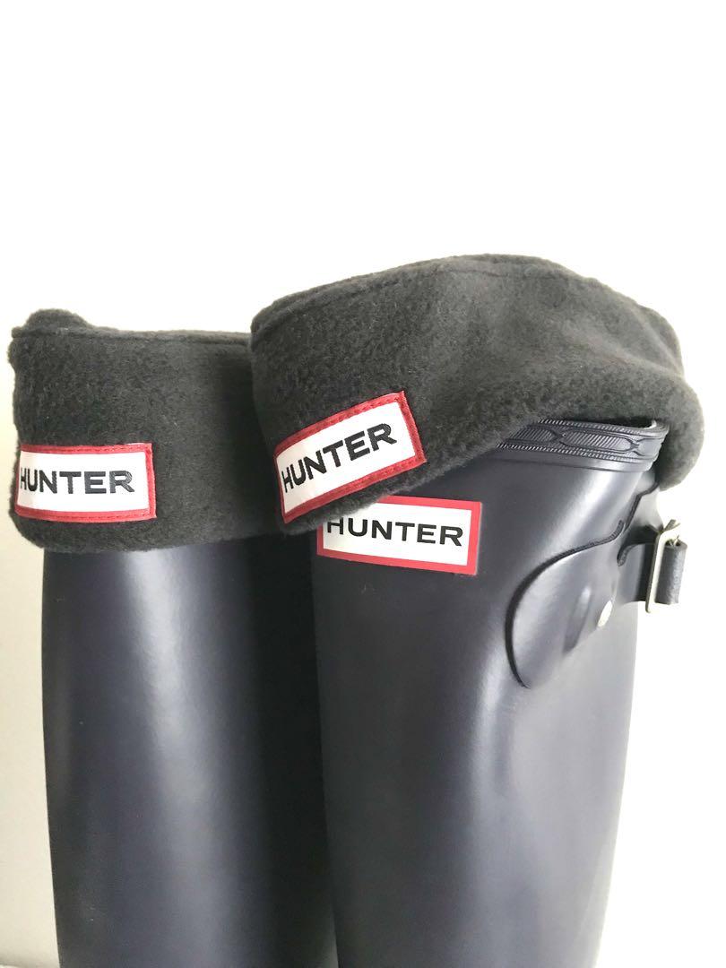 HUNTER 24cmオリジナルトールレインブーツUK5 セット