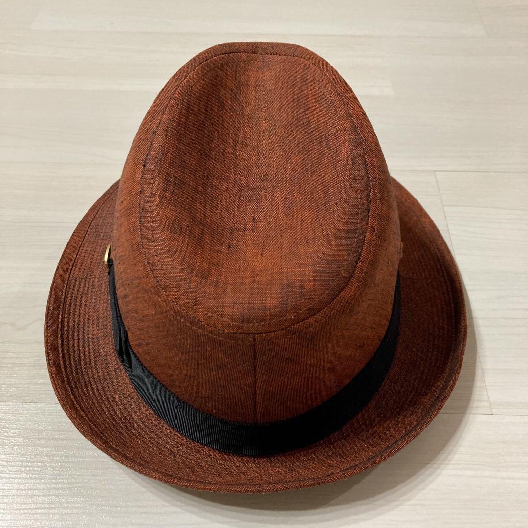 【Borsalino】リネン 中折れハット BX650-12S00