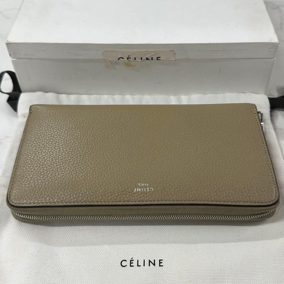 新品同様‼️ セリーヌ CELINE 財布 長財布 バイカラー ラウンドファスナー 新品同様‼️ セリーヌ CELINE 財布 長財布 バイカラー ラウンドファスナー